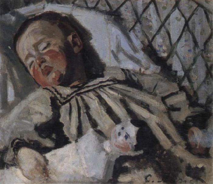Claude Monet Jean Monet Sleeping oil painting image